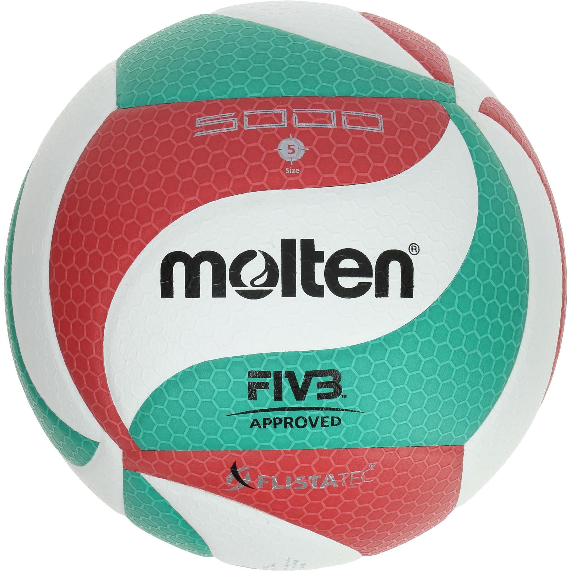 MOLTEN Ballon De Volley-Ball Molten 5000 Vert Rouge -