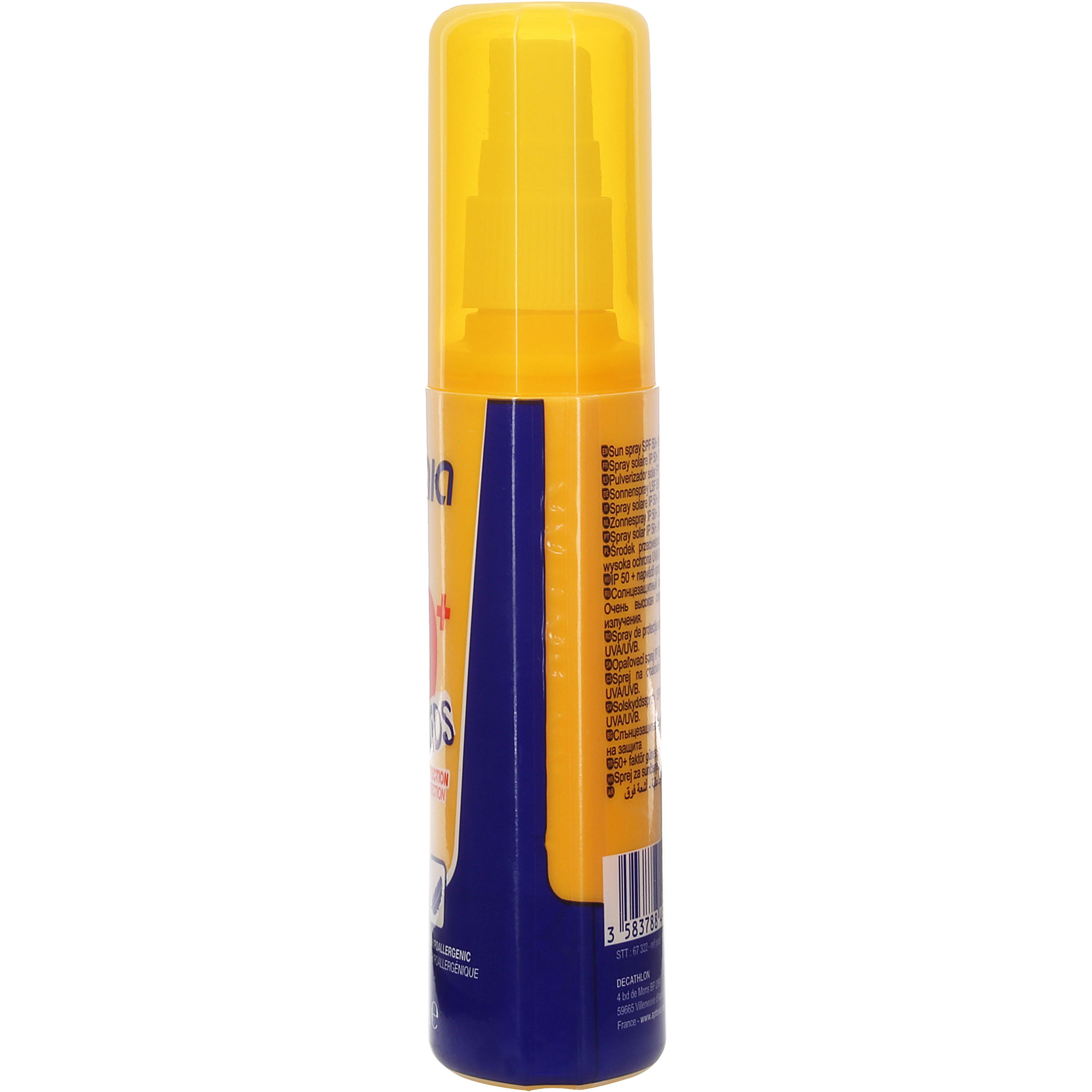 

SPRAY SPF50+ Sun Protection Cream - 150 ml -  By APTONIA | Decathlon