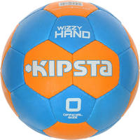 Balón de handball para niños Wizzy Hand talla 0 azul claro naranja
