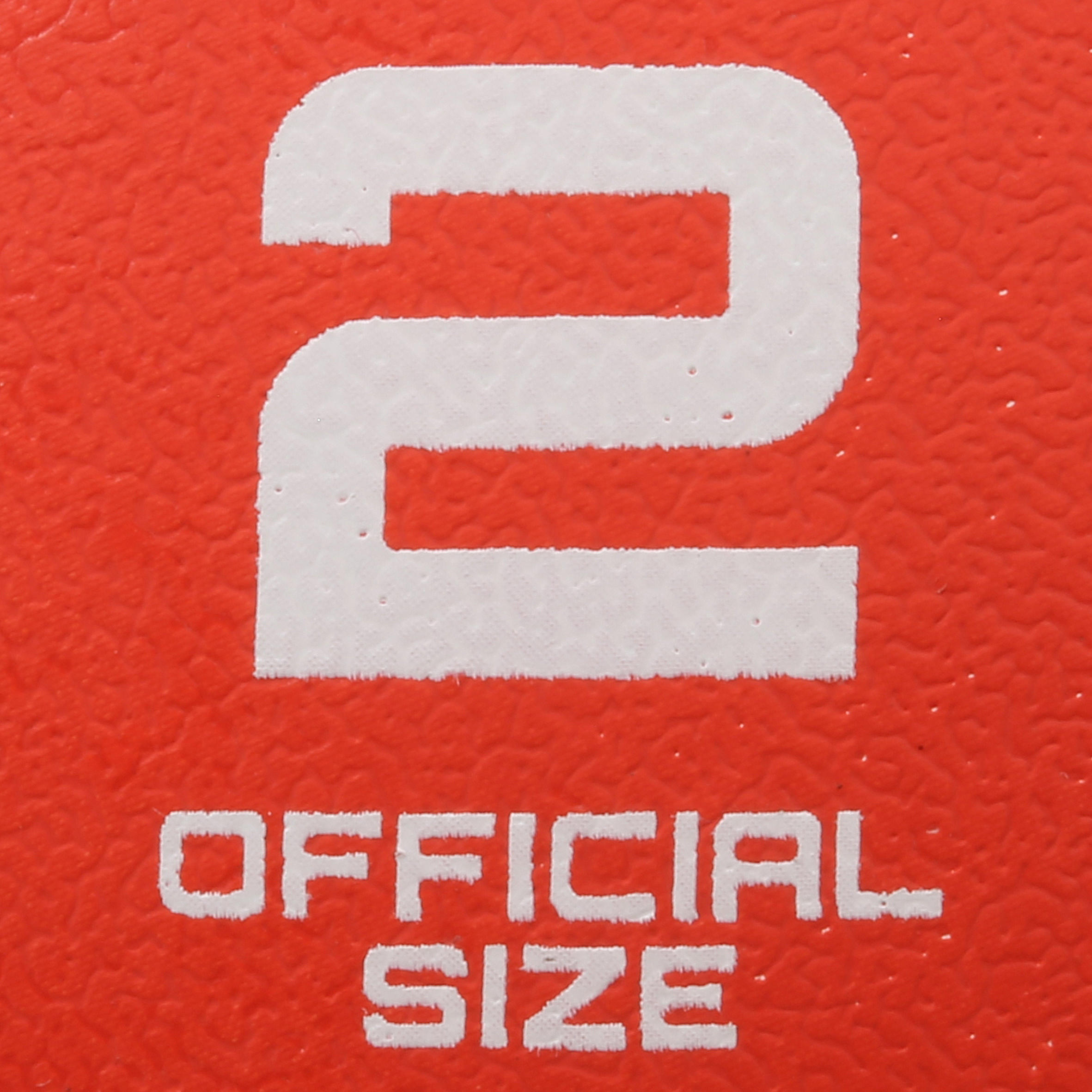 Wizzy Adult Size 2 Handball - Red Orange 9/10