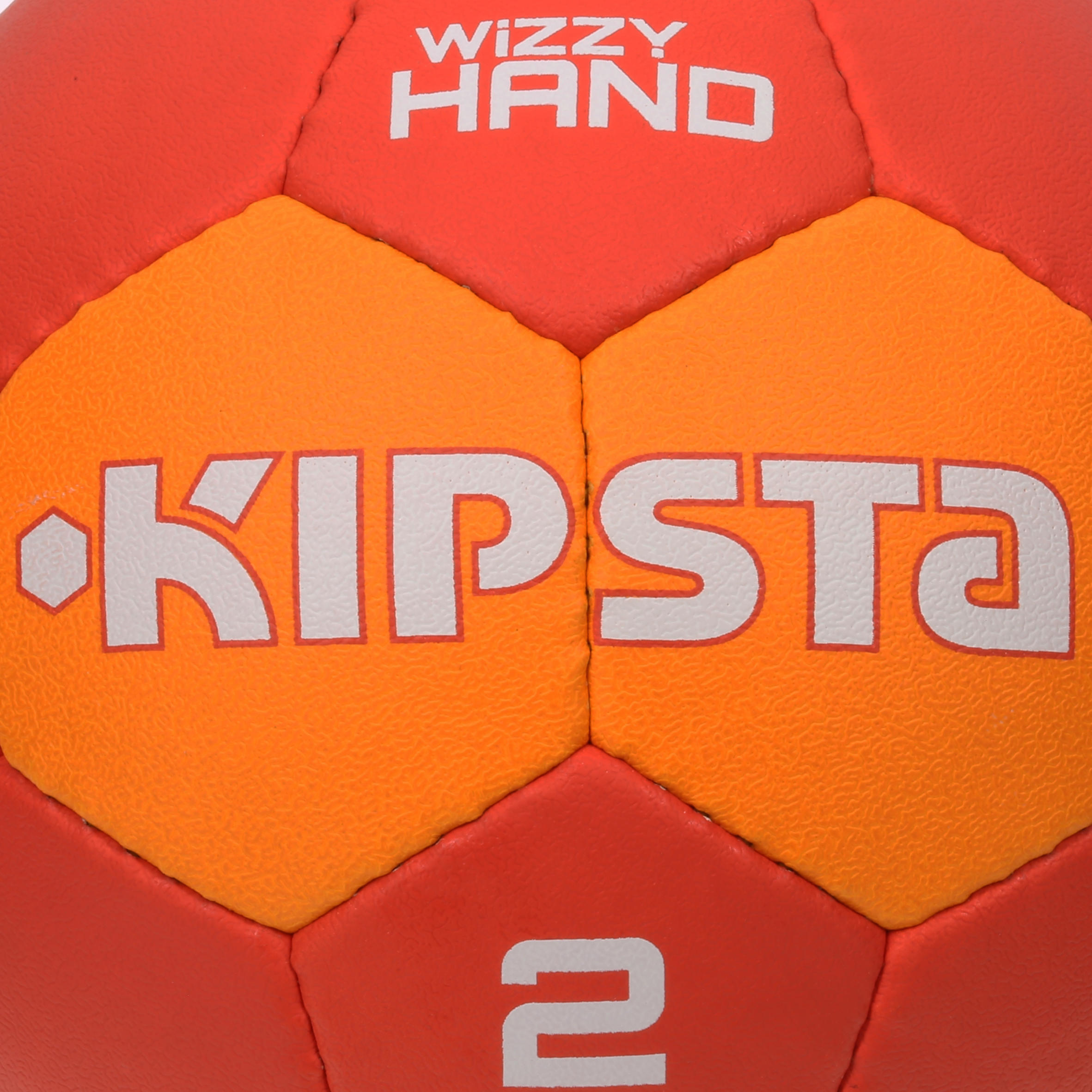 Wizzy Adult Size 2 Handball - Red Orange 4/10