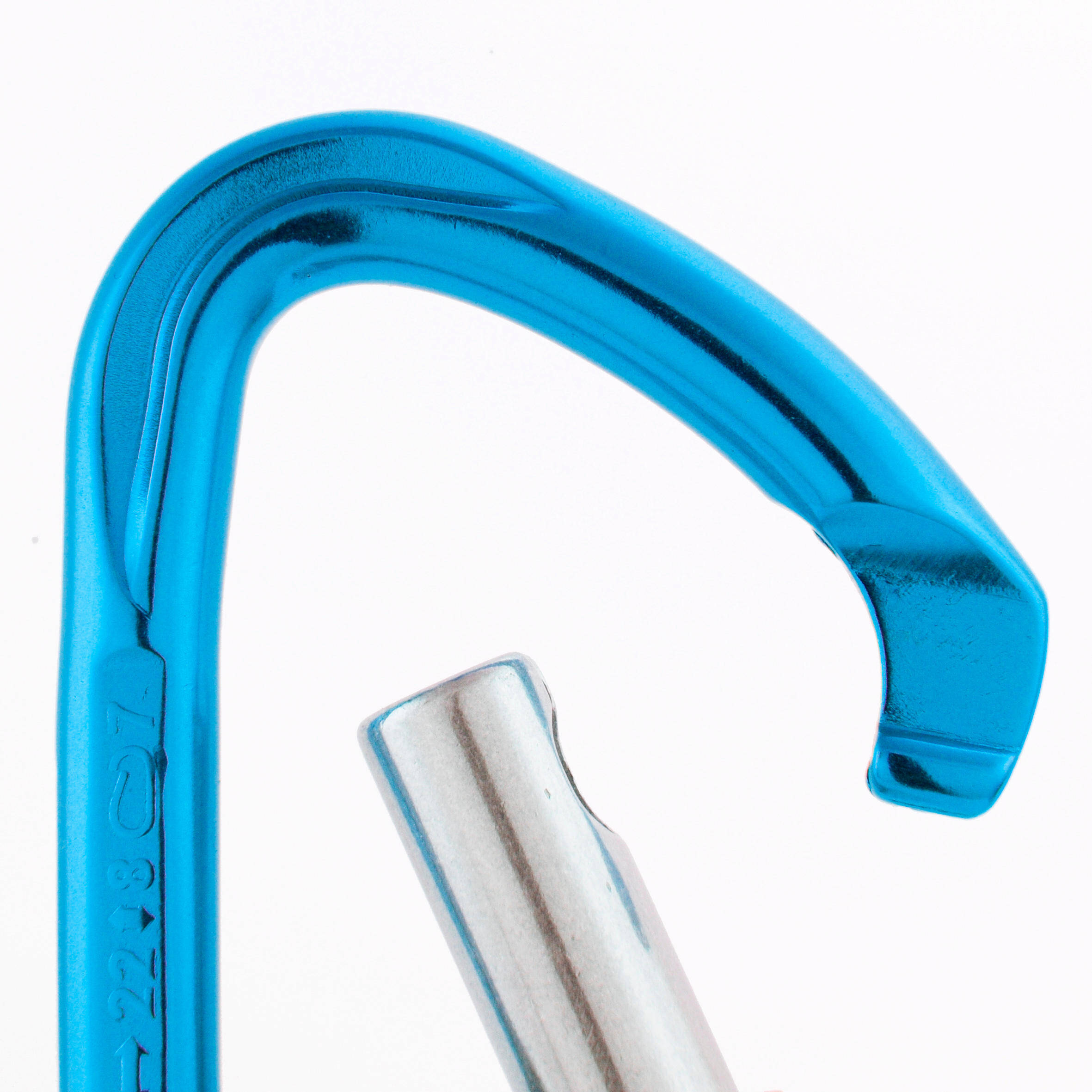 NON-LOCKING CARABINER -  ROCKY - BLUE -  3