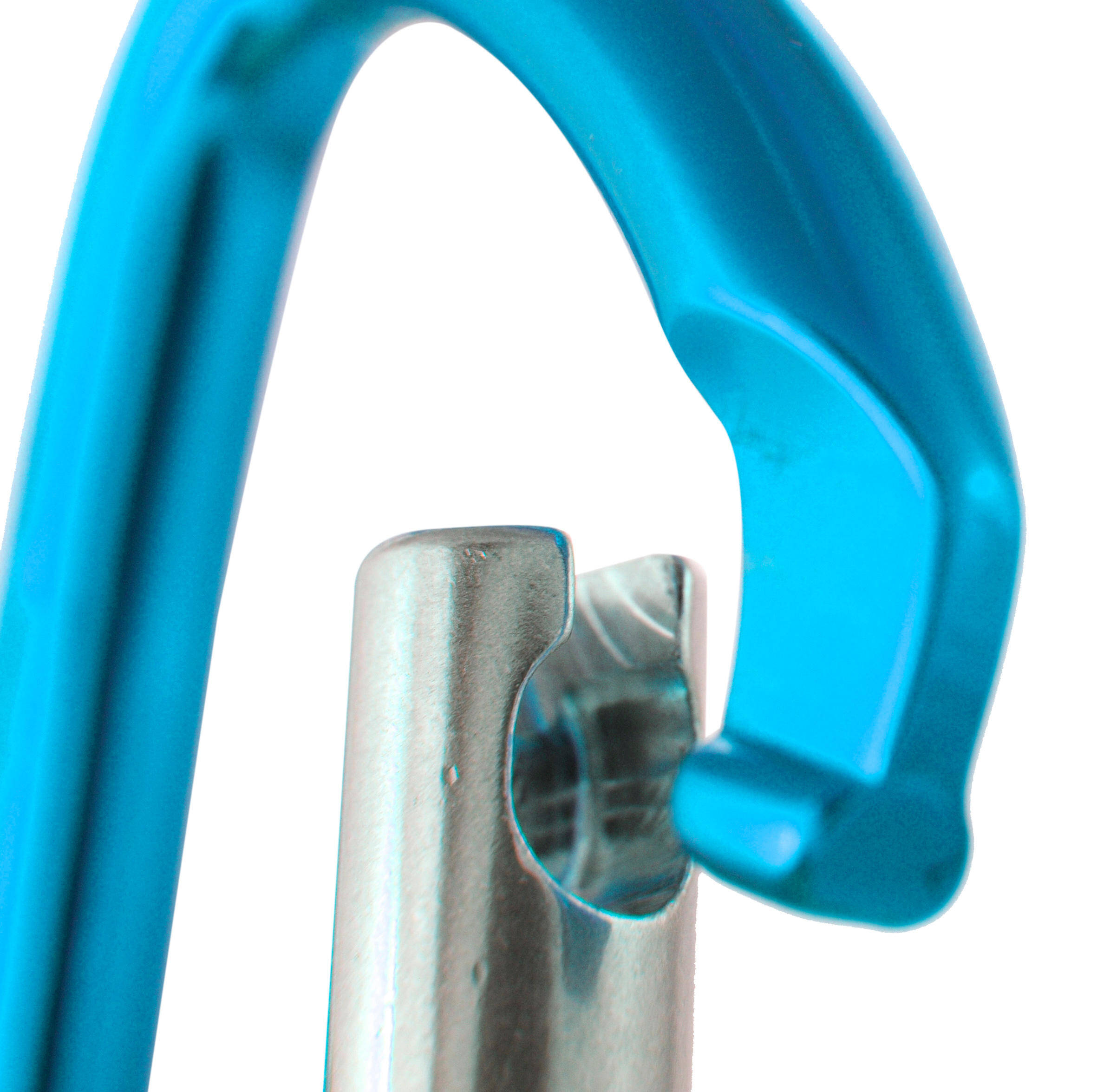 NON-LOCKING CARABINER -  ROCKY - BLUE -  4