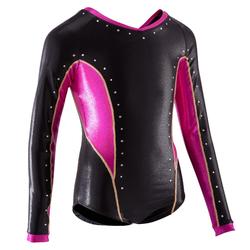 Maillot DYNAMIC niña gimnasia negro