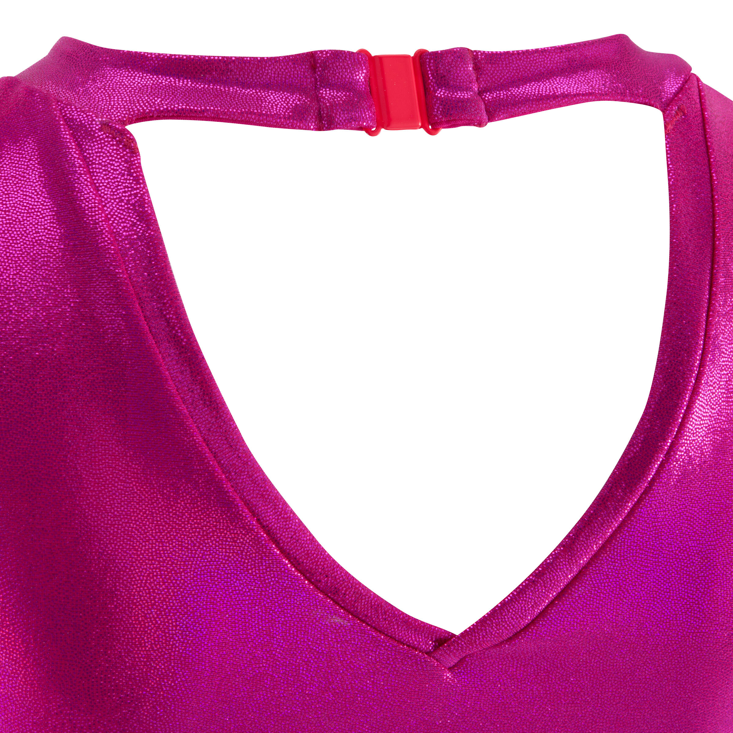 Girls' Gym Rain Strass Leotard - Pink 7/12