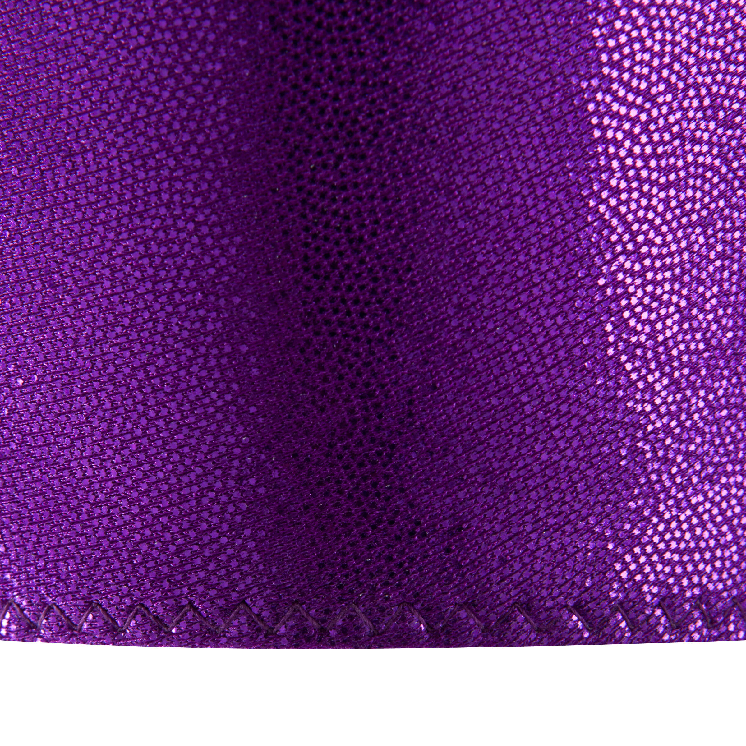 Girls' Gym Zebra Leotard - Blue 12/13