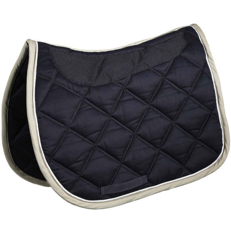 Grippy Horse Riding Saddle Cloth for Horse - Navy Blue