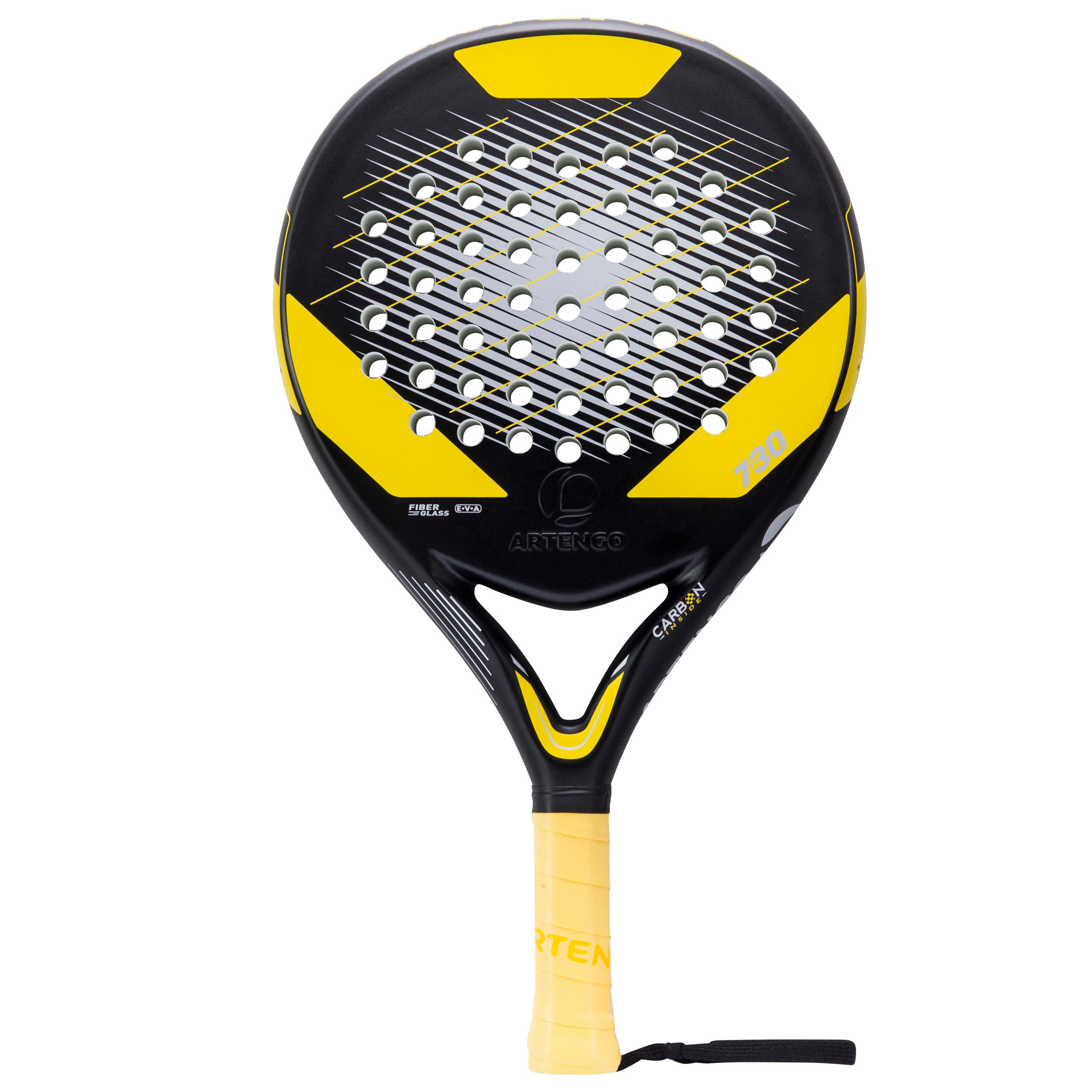 PR730 Padel Racket Adult - Black/Yellow 1/15