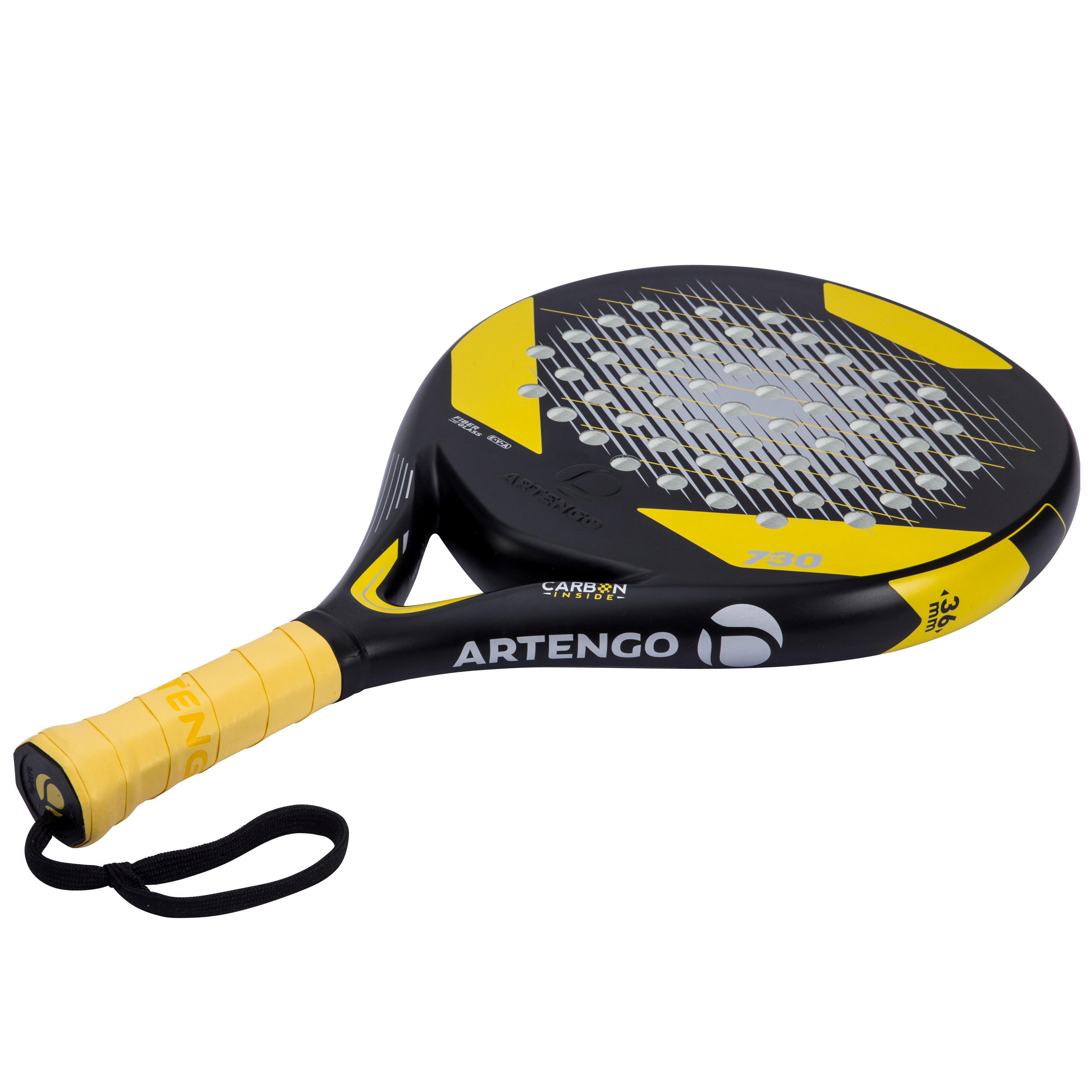 PR730 Padel Racket Adult - Black/Yellow 3/15