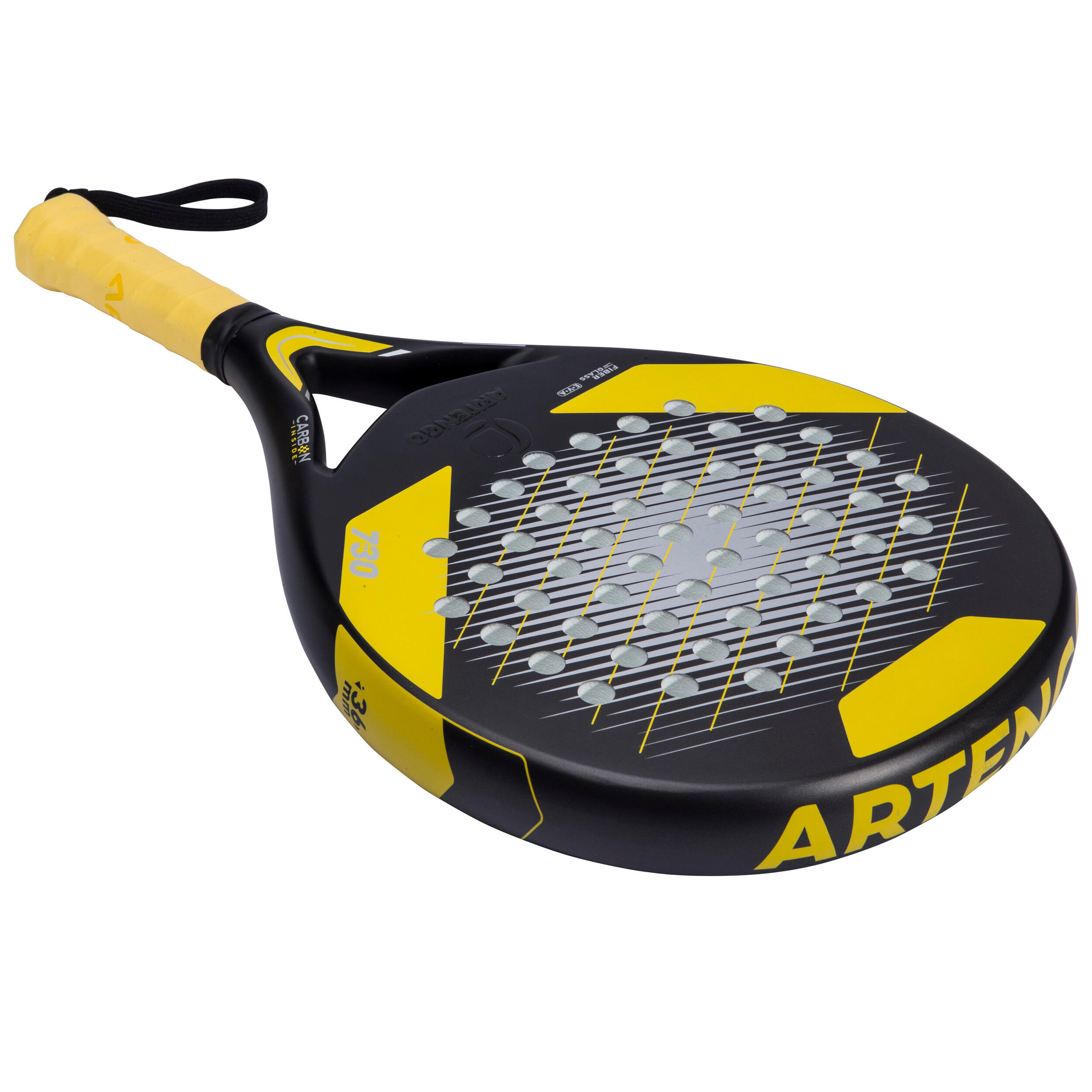 PR730 Padel Racket Adult - Black/Yellow 13/15