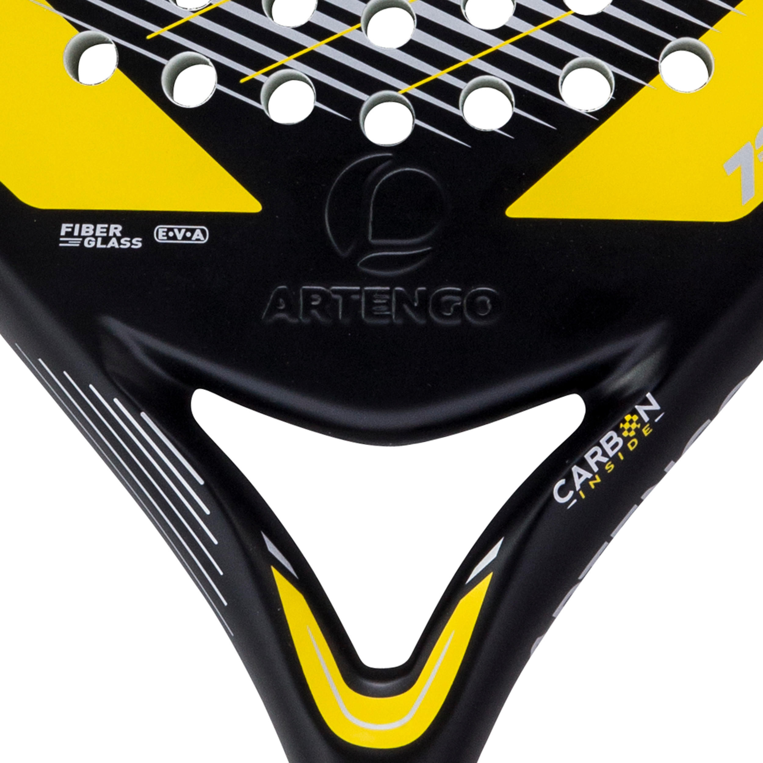 PR730 Padel Racket Adult - Black/Yellow 2/15