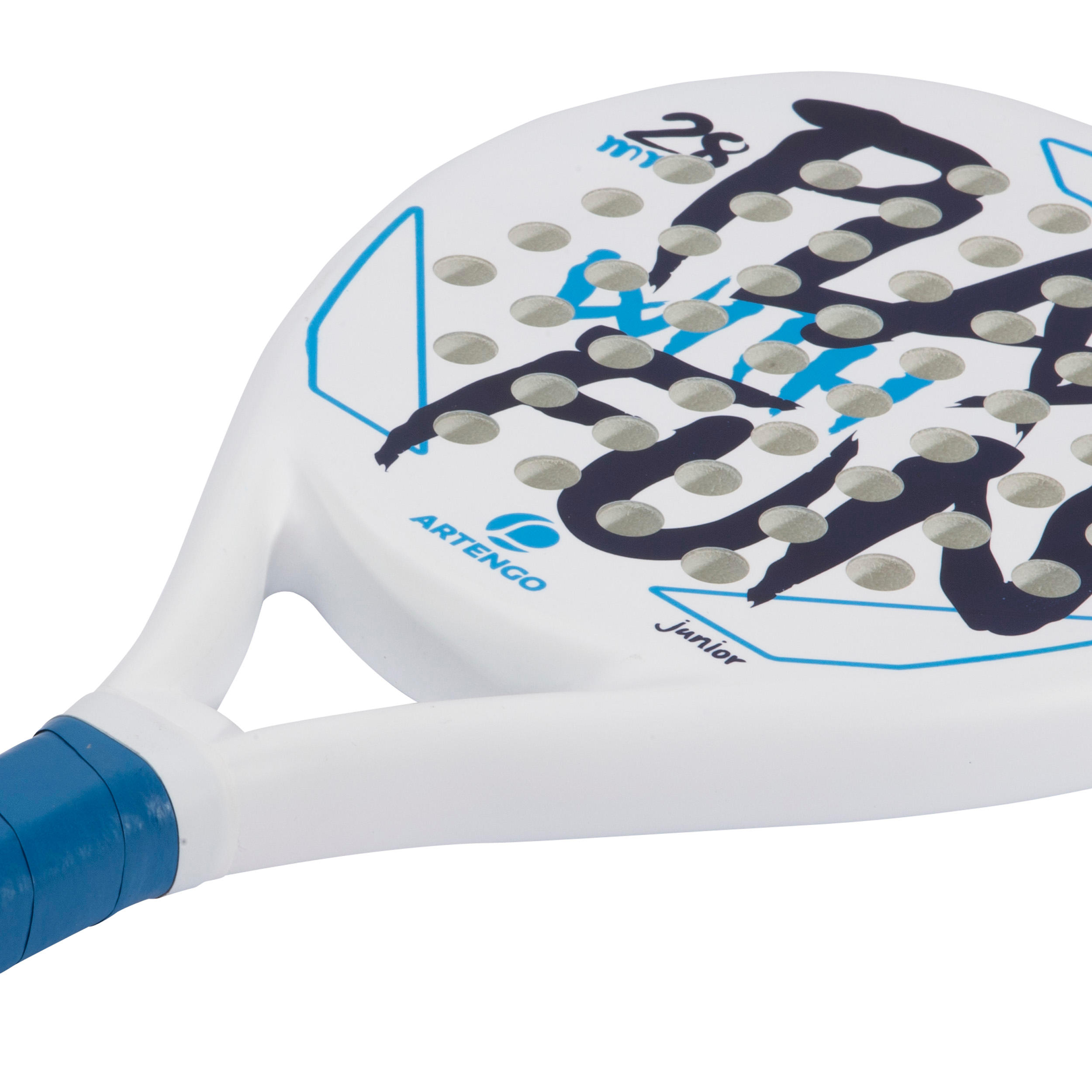 PR700 Kids' Padel Racket - White/Blue 4/13