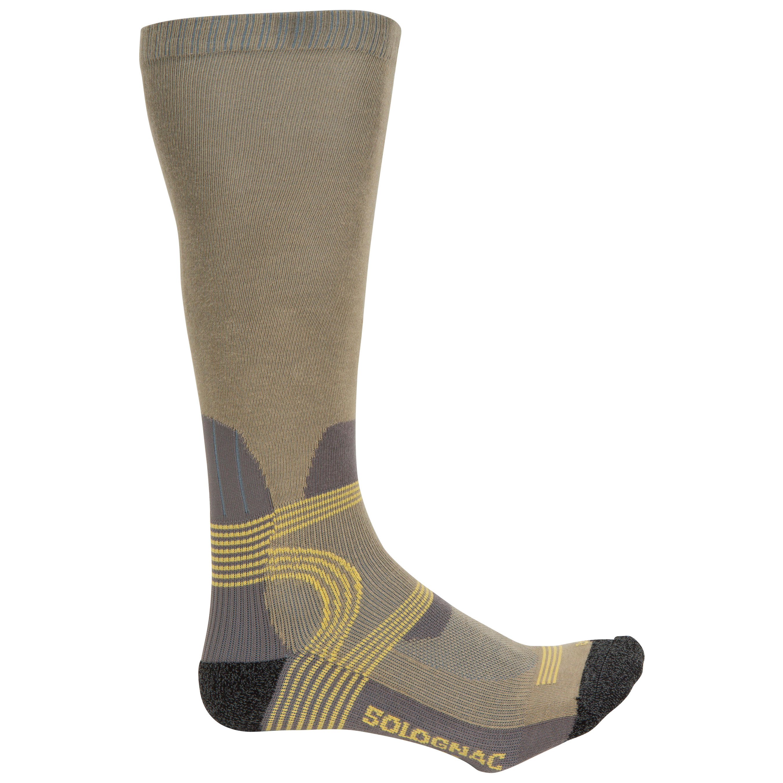 Max-Breath 500 high hunting sock - beige 3/9