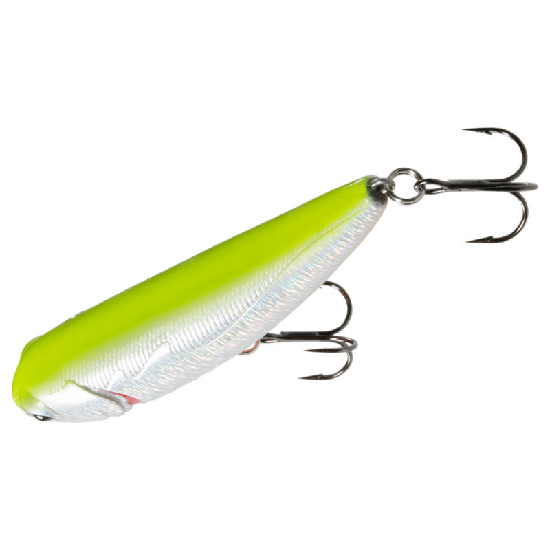 fishing plug bait MURRAY 80 HOLO LEMON Decathlon