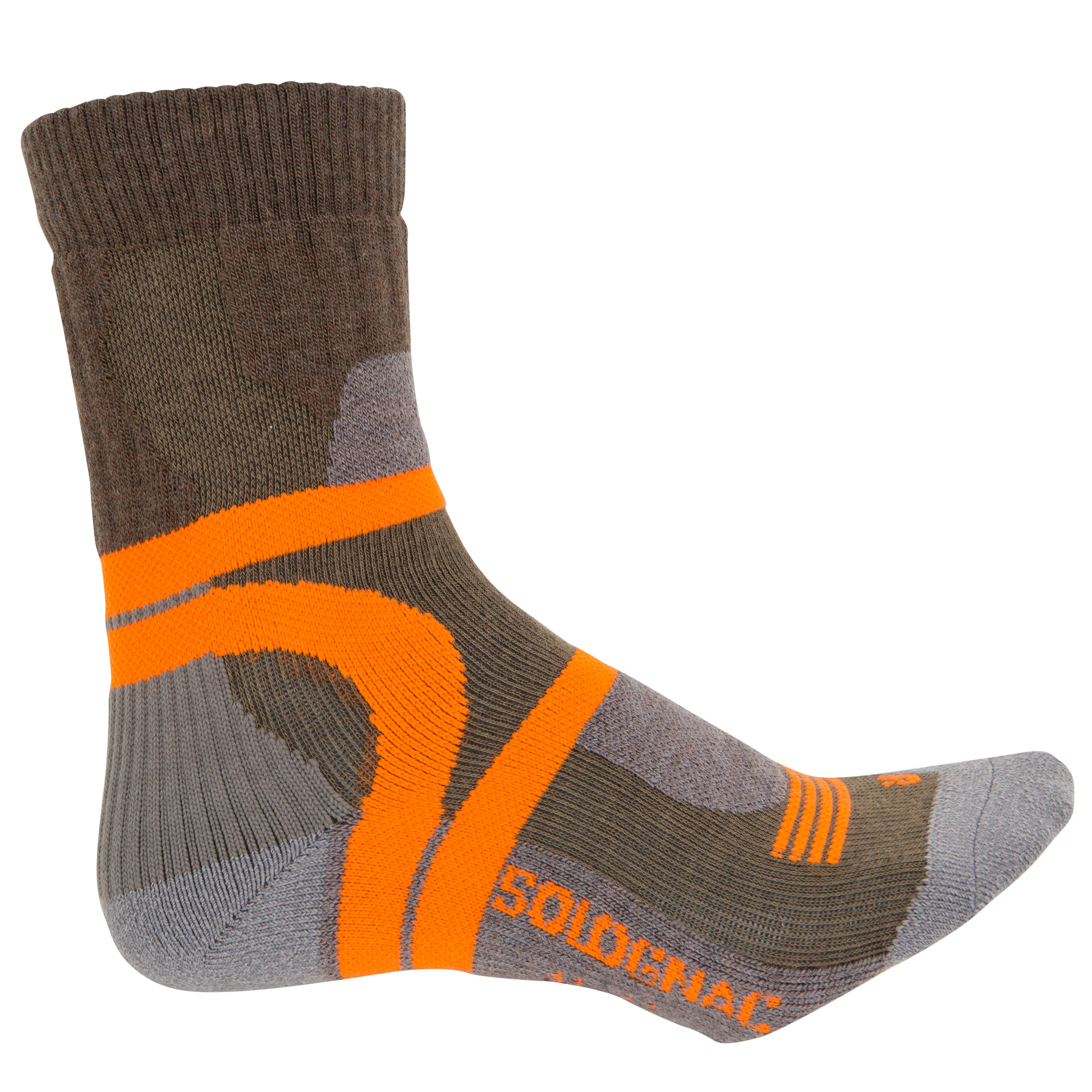 Max-Warm 500 MIDDLE hunting sock - brown 3/7