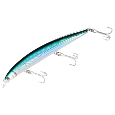 Saxton slim 125 holo blue floating sea fishing plug bait ...
