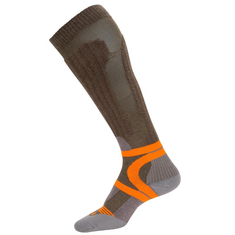 Chaussette chasse Max-Warm 500 high marron