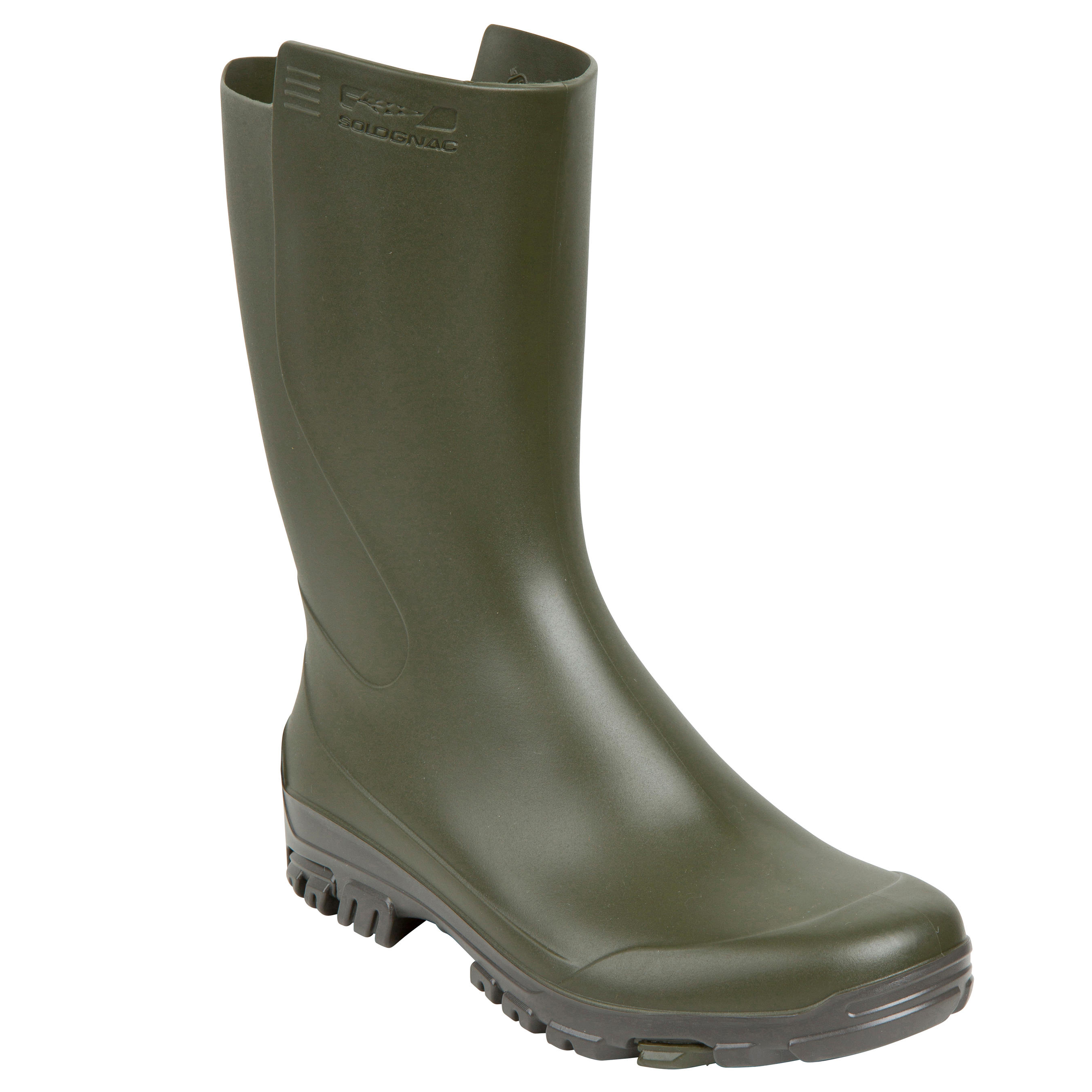 SOLOGNAC I100 Kids Short Wellies -  KHAKI