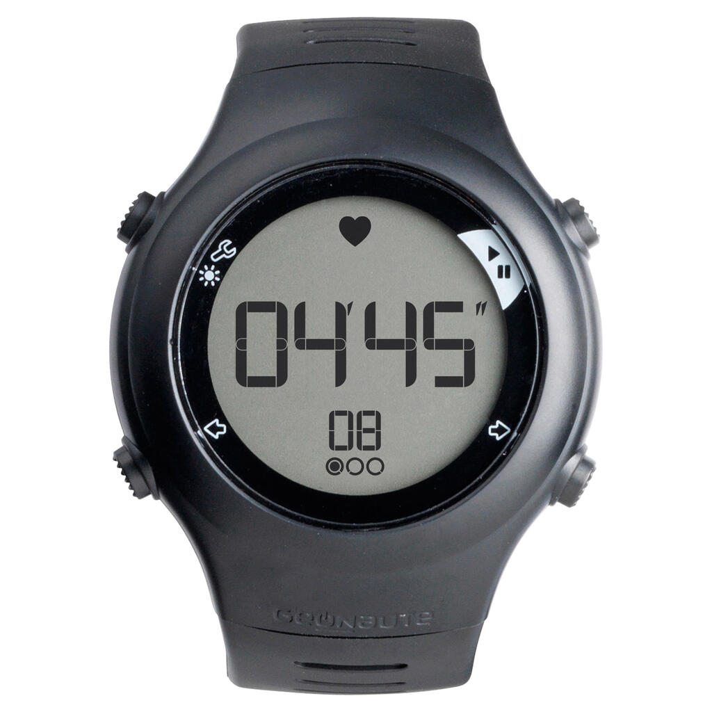 ONRHYTHM 110 runner's heart rate monitor watch black