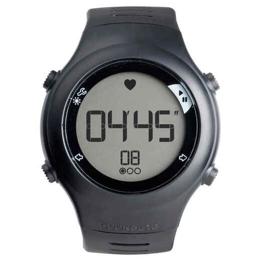 
      ONRHYTHM 110 runner's heart rate monitor watch black
  