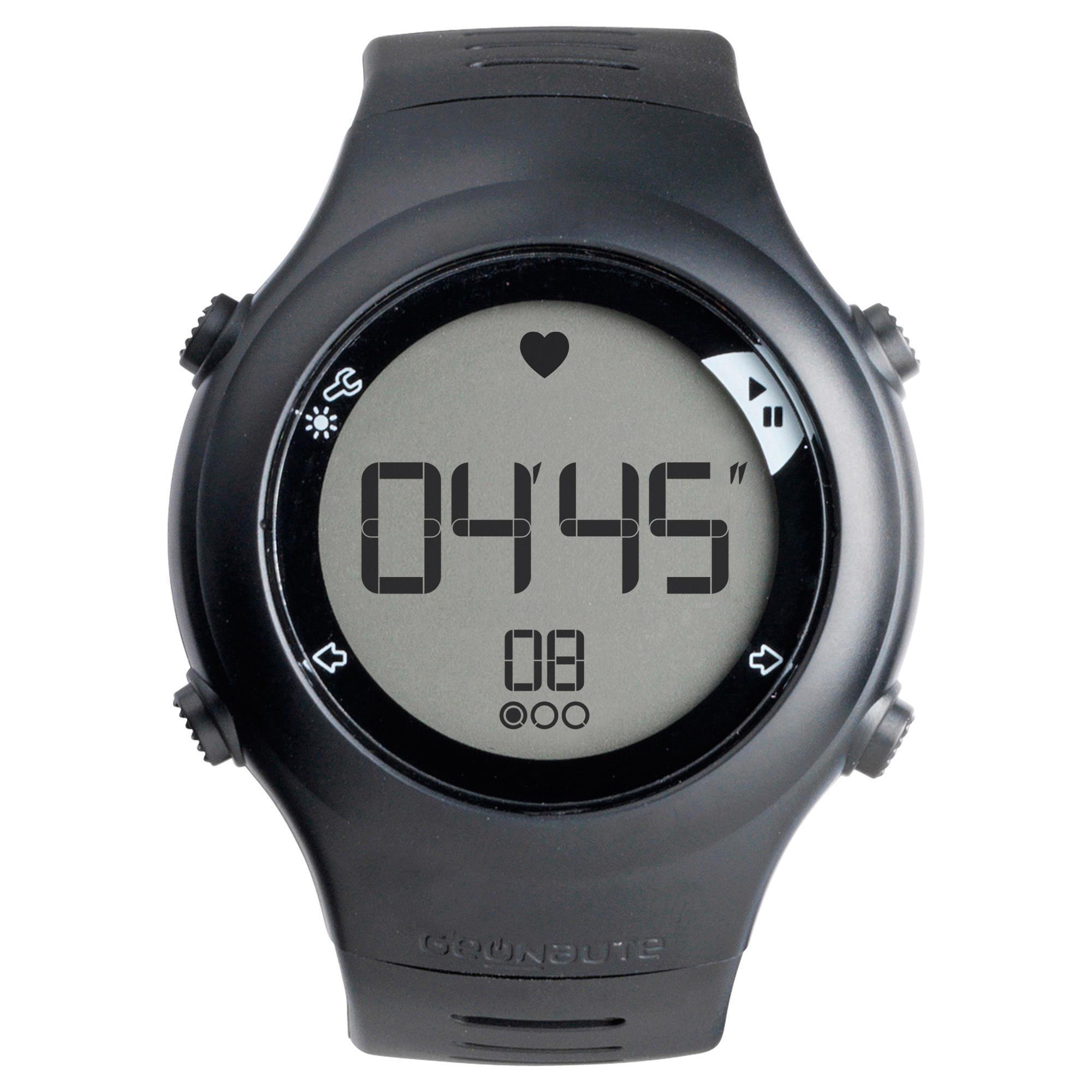 ONRHYTHM 110 runner's heart rate monitor watch black 1/5