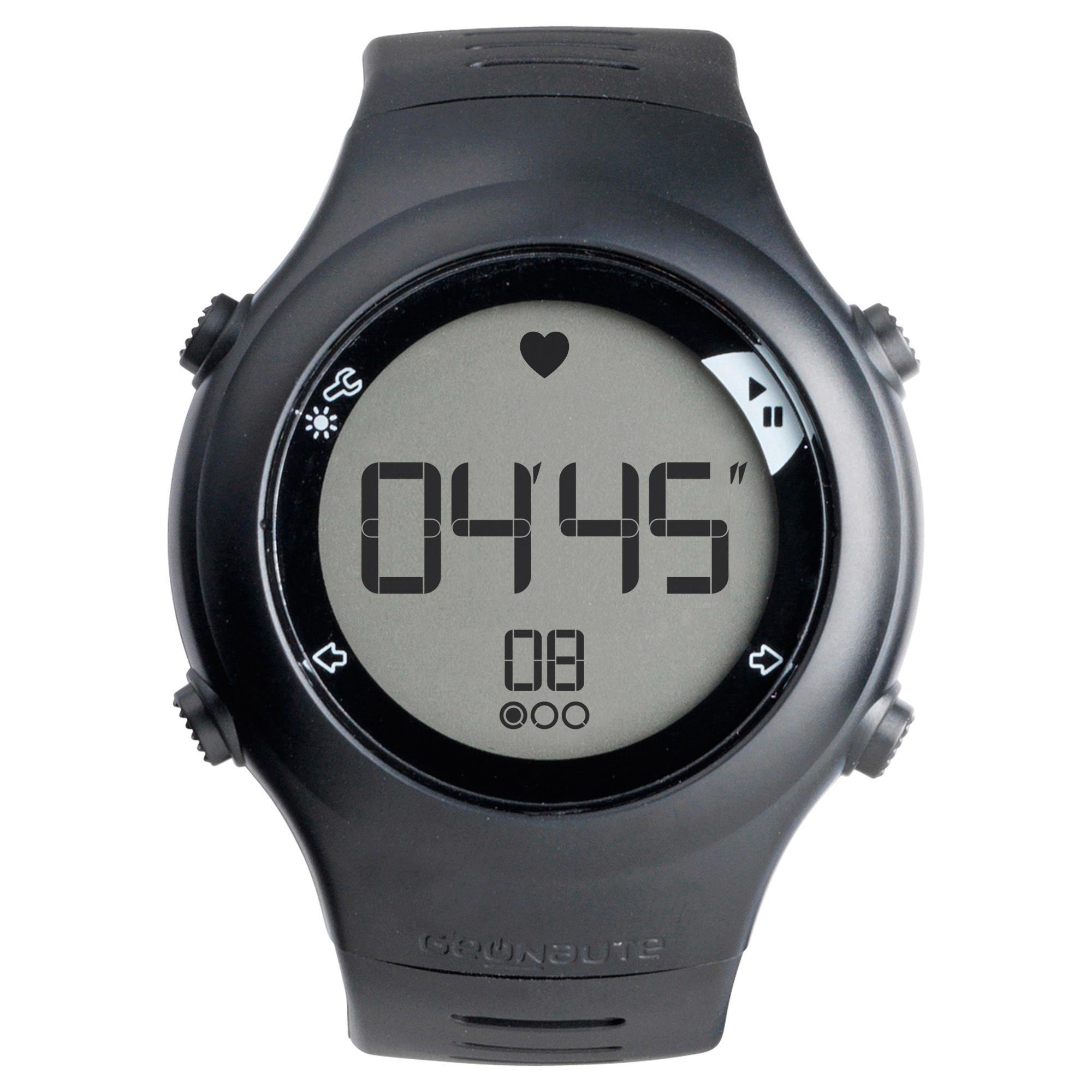 Reloj pulsometro de running ONRHYTHM 110 negro