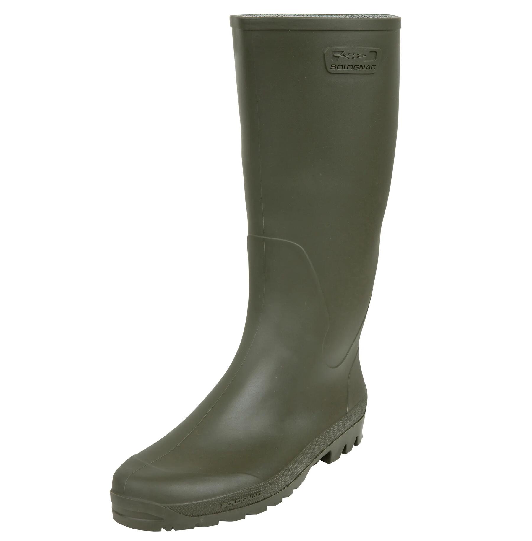 Solognac WATERPROOF TALL WELLIES - KHAKI