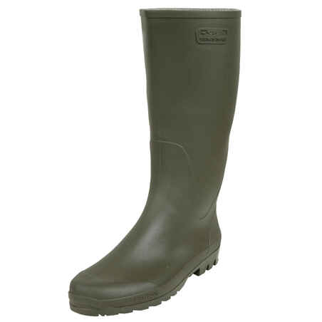 Botas de Agua Katiuskas Solognac Glenarm 100 Hombre Verde Impermeable