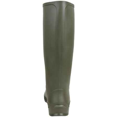 Botas de Agua Katiuskas Solognac Glenarm 100 Hombre Verde Impermeable