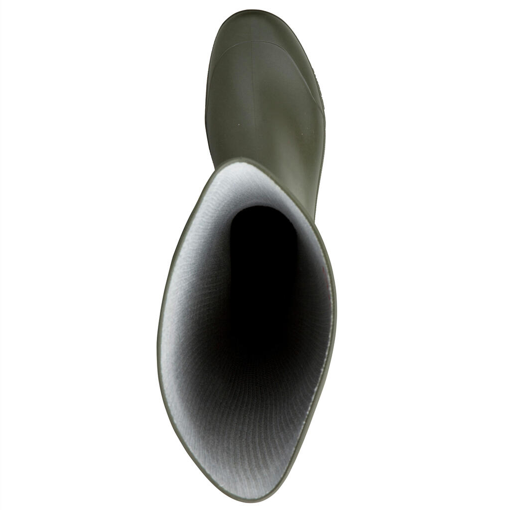 Botas de Caza de PVC para Adulto - Solognac Glenarm 100 - Ligeras y Flexibles