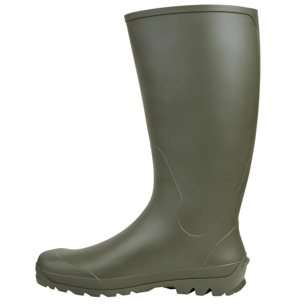 Botas de Caza de PVC para Adulto - Solognac Glenarm 100 - Ligeras y Flexibles