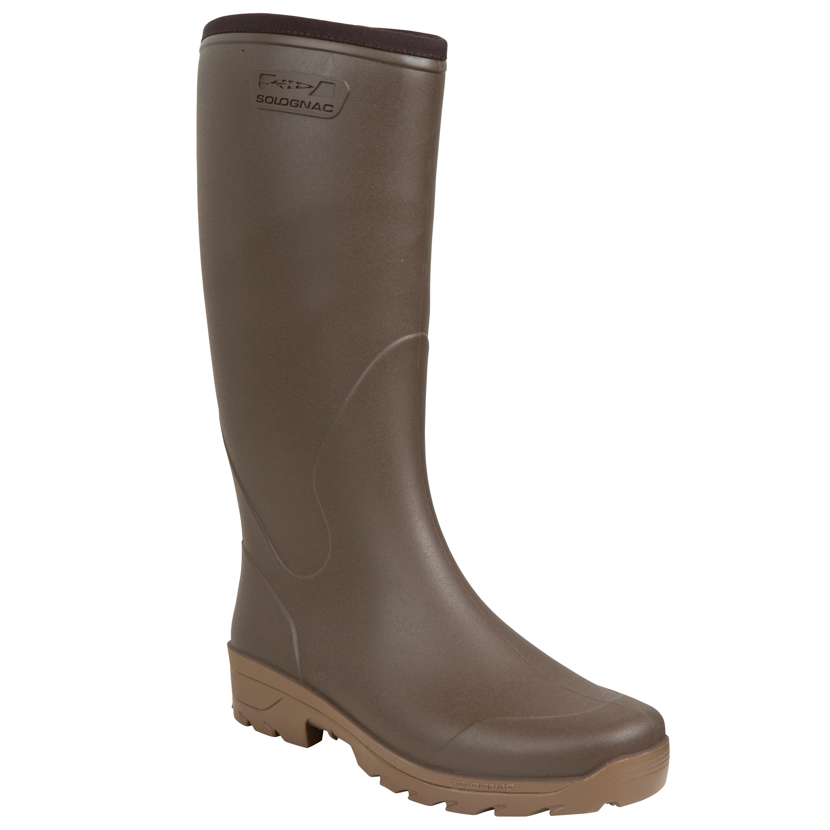 Mens zip on sale up wellington boots