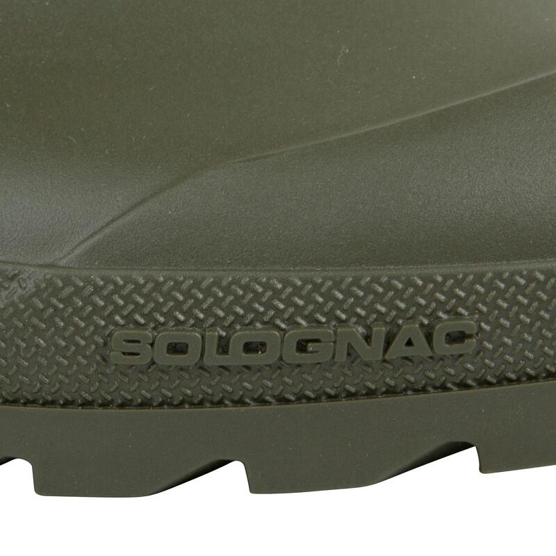 Botas de Agua Katiuskas Solognac Glenarm 100 Hombre Verde Impermeable