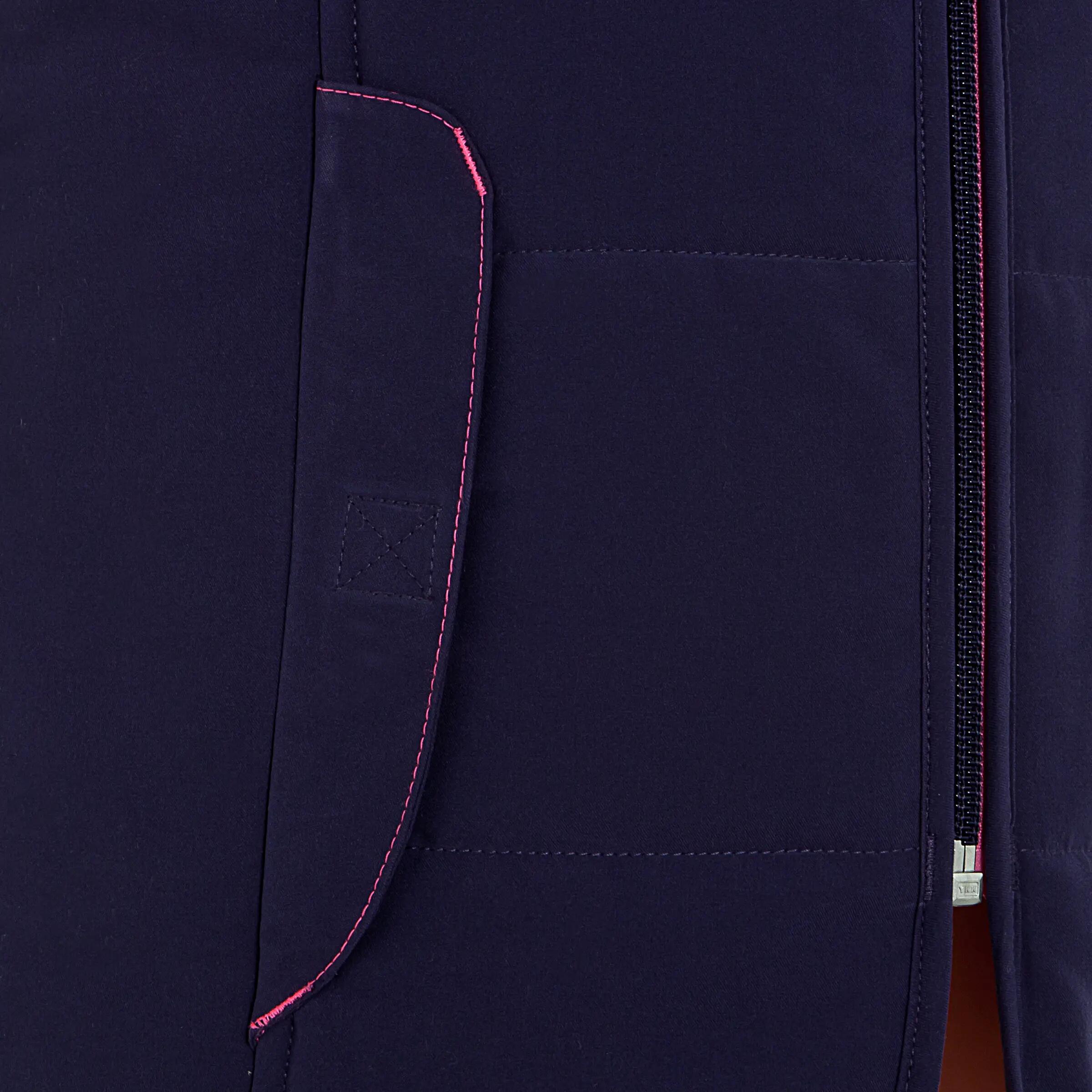 Schooling Kids' Horse Riding Gilet - Purple 10/14