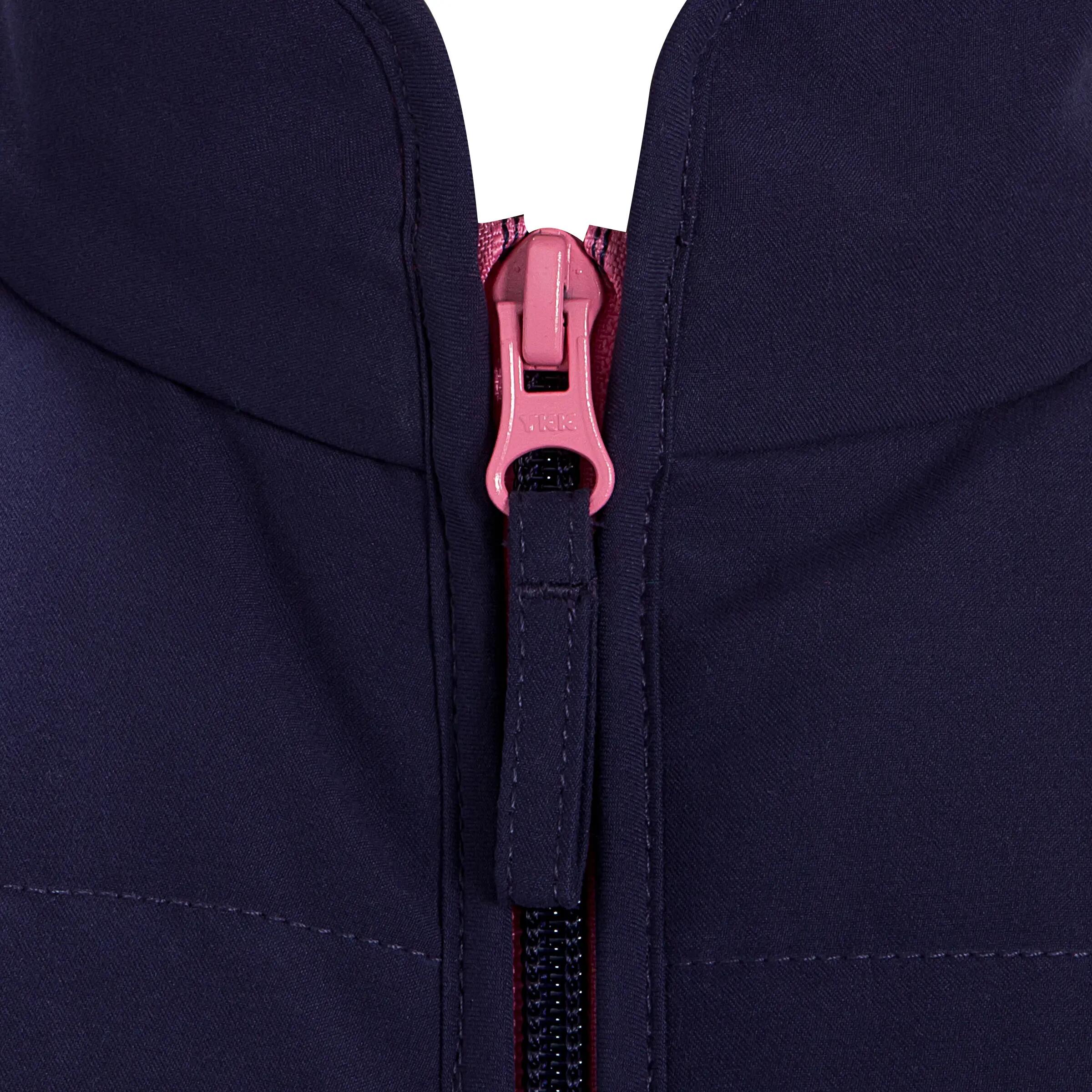 Schooling Kids' Horse Riding Gilet - Purple 8/14