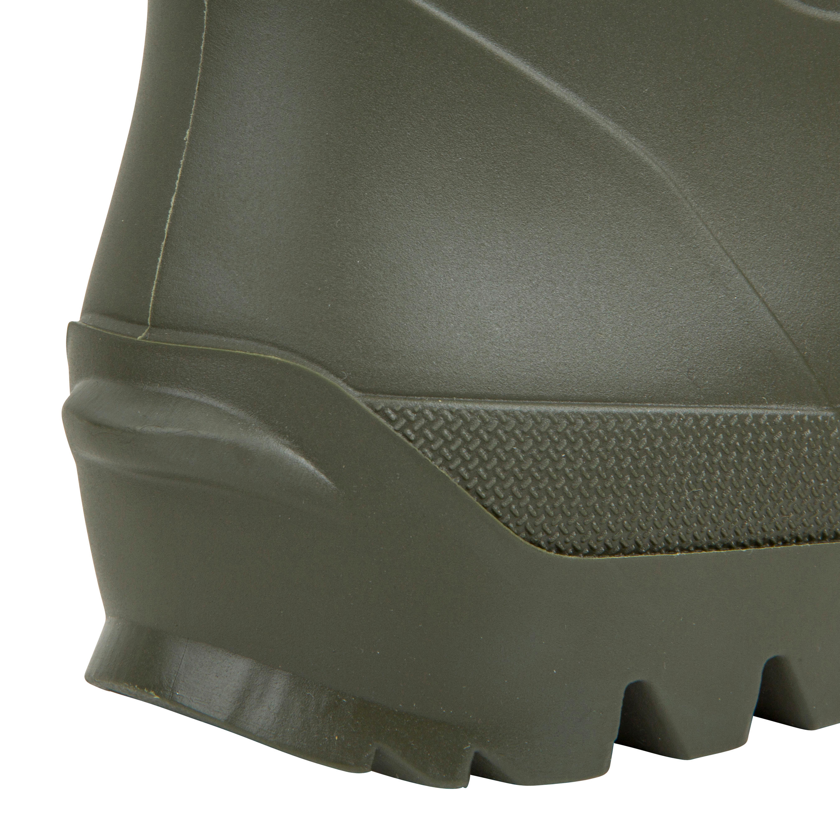 Durable Rubber Boots - 500 Green - Dark bronze - Solognac - Decathlon