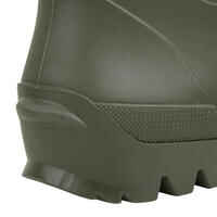 Botas de Agua Katiuskas Solognac Glenarm 100 Hombre Verde Impermeable