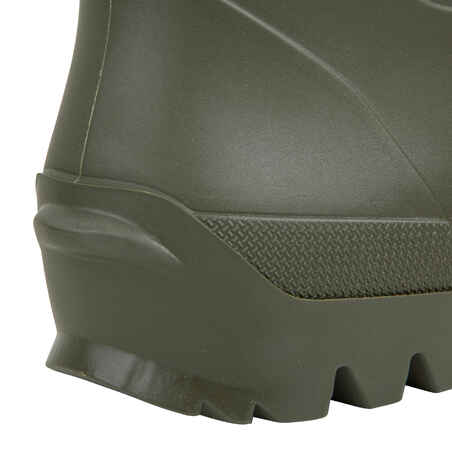 Botas de Agua Katiuskas Solognac Glenarm 100 Hombre Verde Impermeable