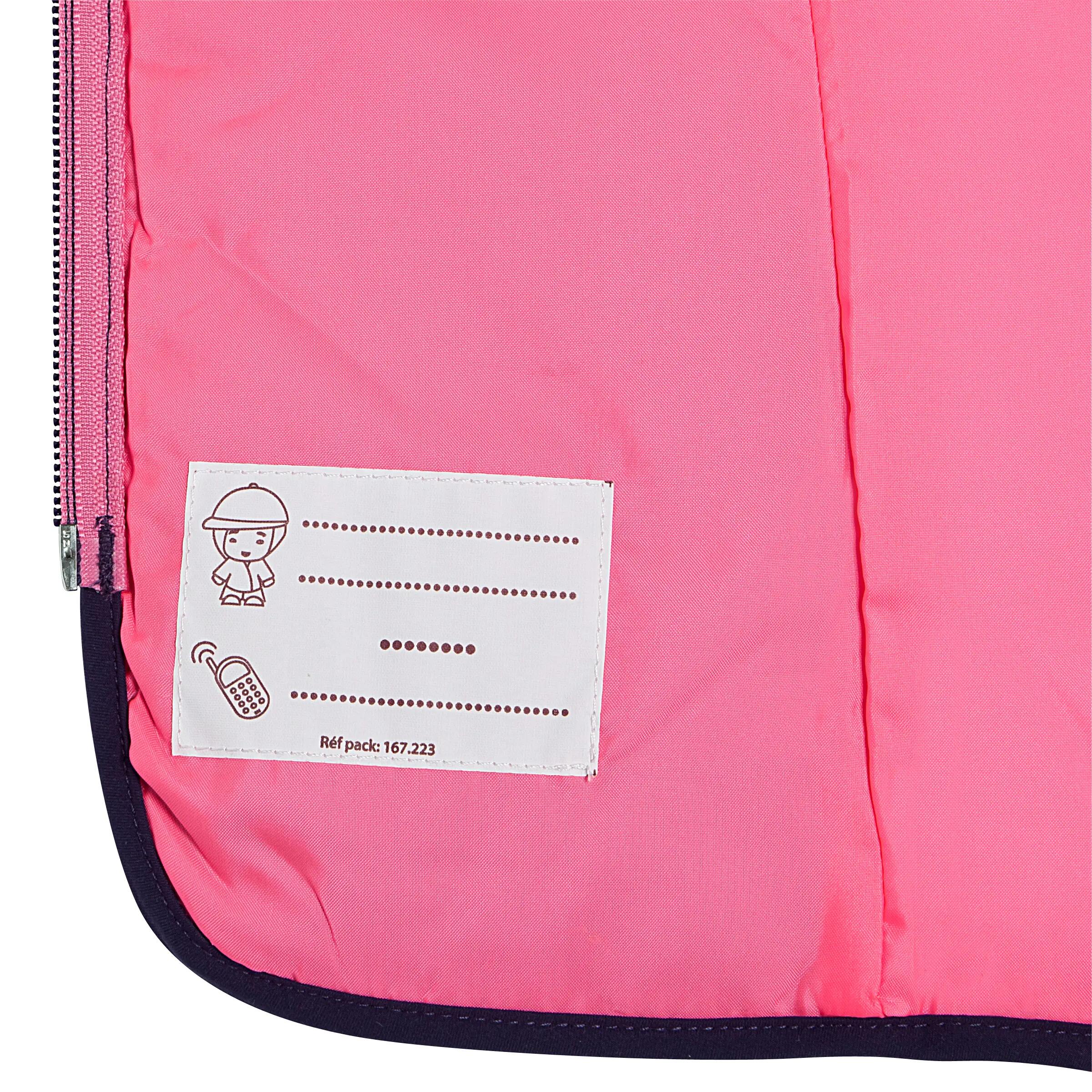 Schooling Kids' Horse Riding Gilet - Purple 13/14