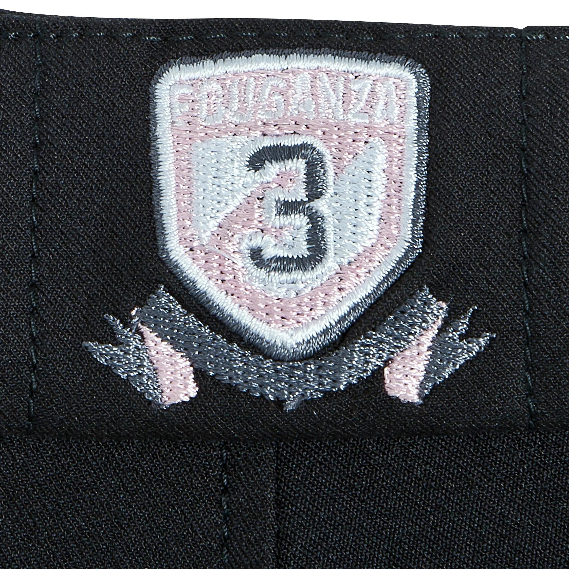 Riding Kids' Reinforced Horse Riding Jodhpurs - Black 8/16