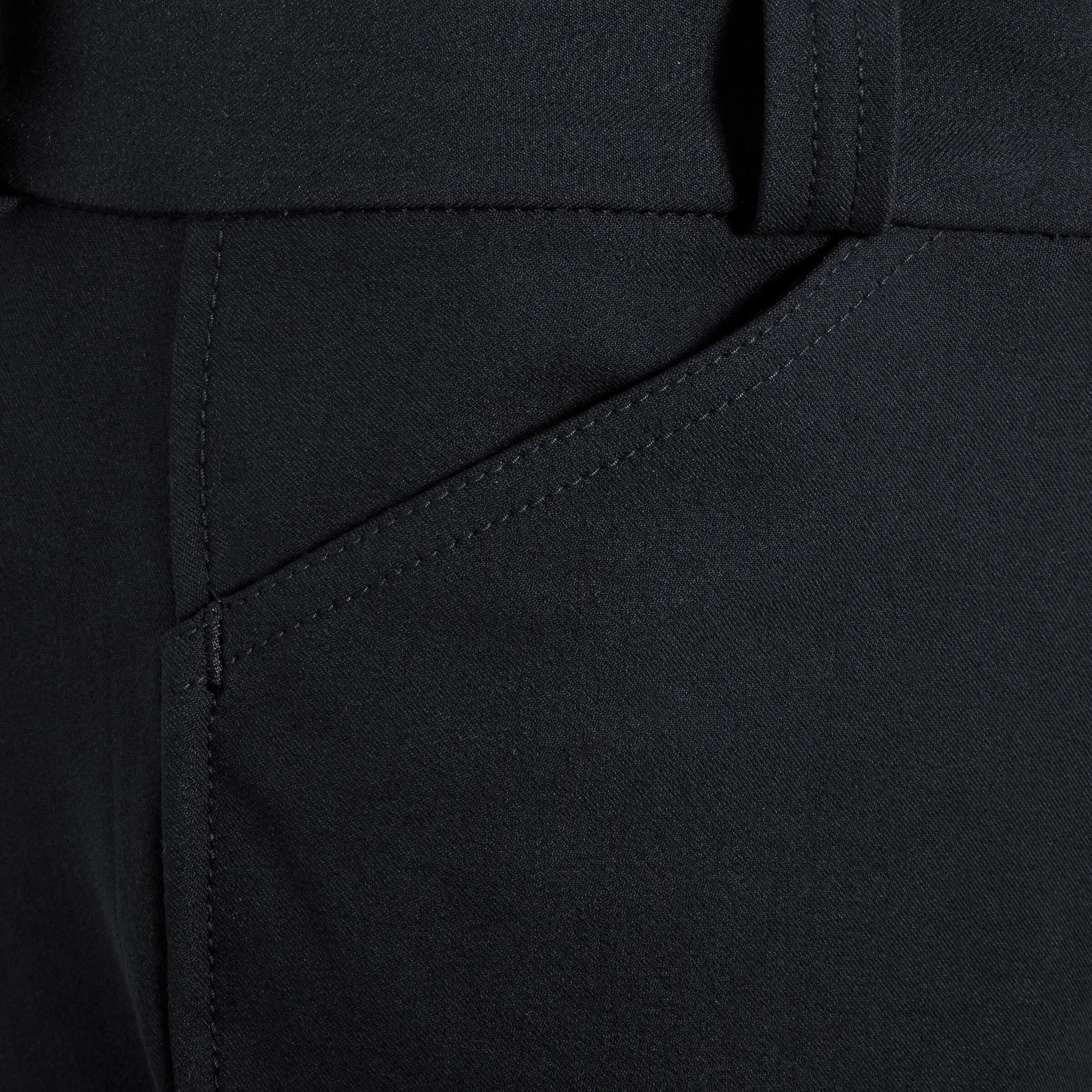 Riding Kids' Reinforced Horse Riding Jodhpurs - Black 11/16