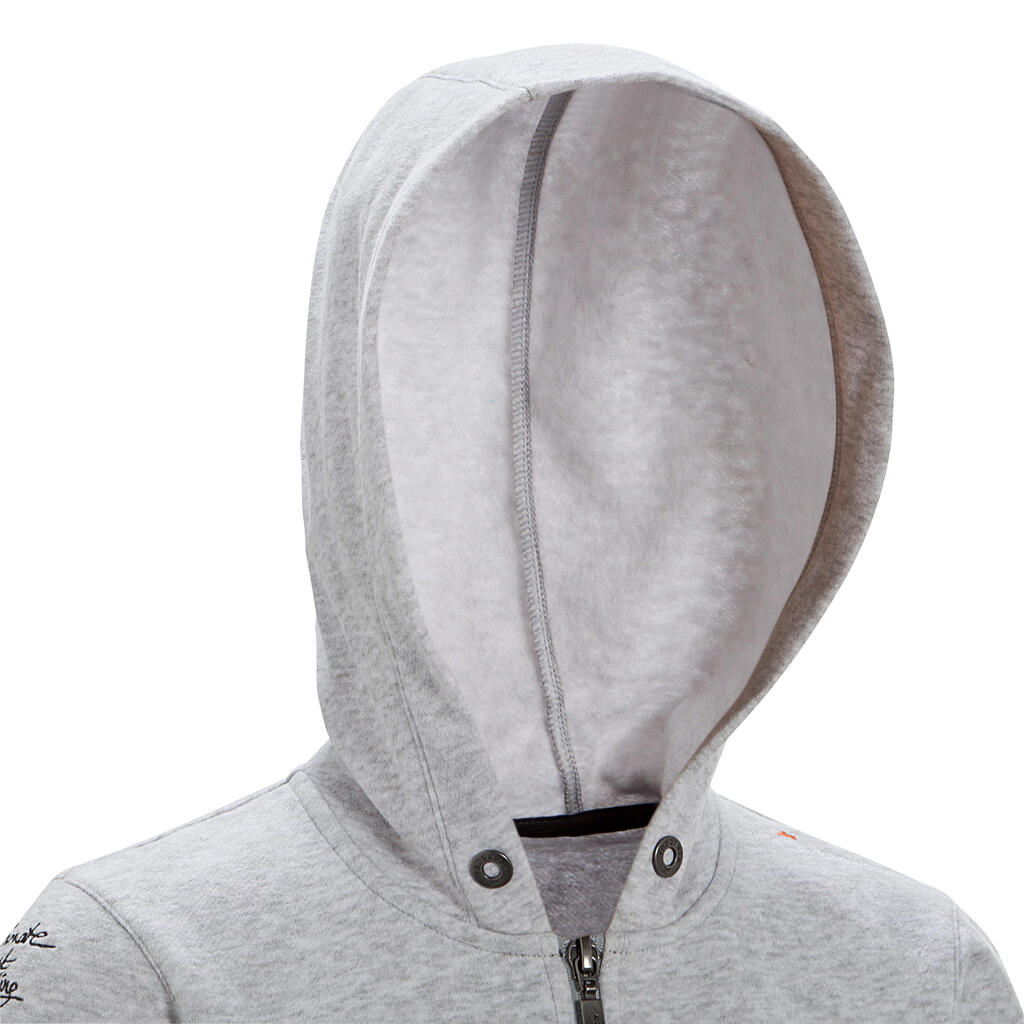 Reit-Sweatshirt Passionate Kinder, grau meliert