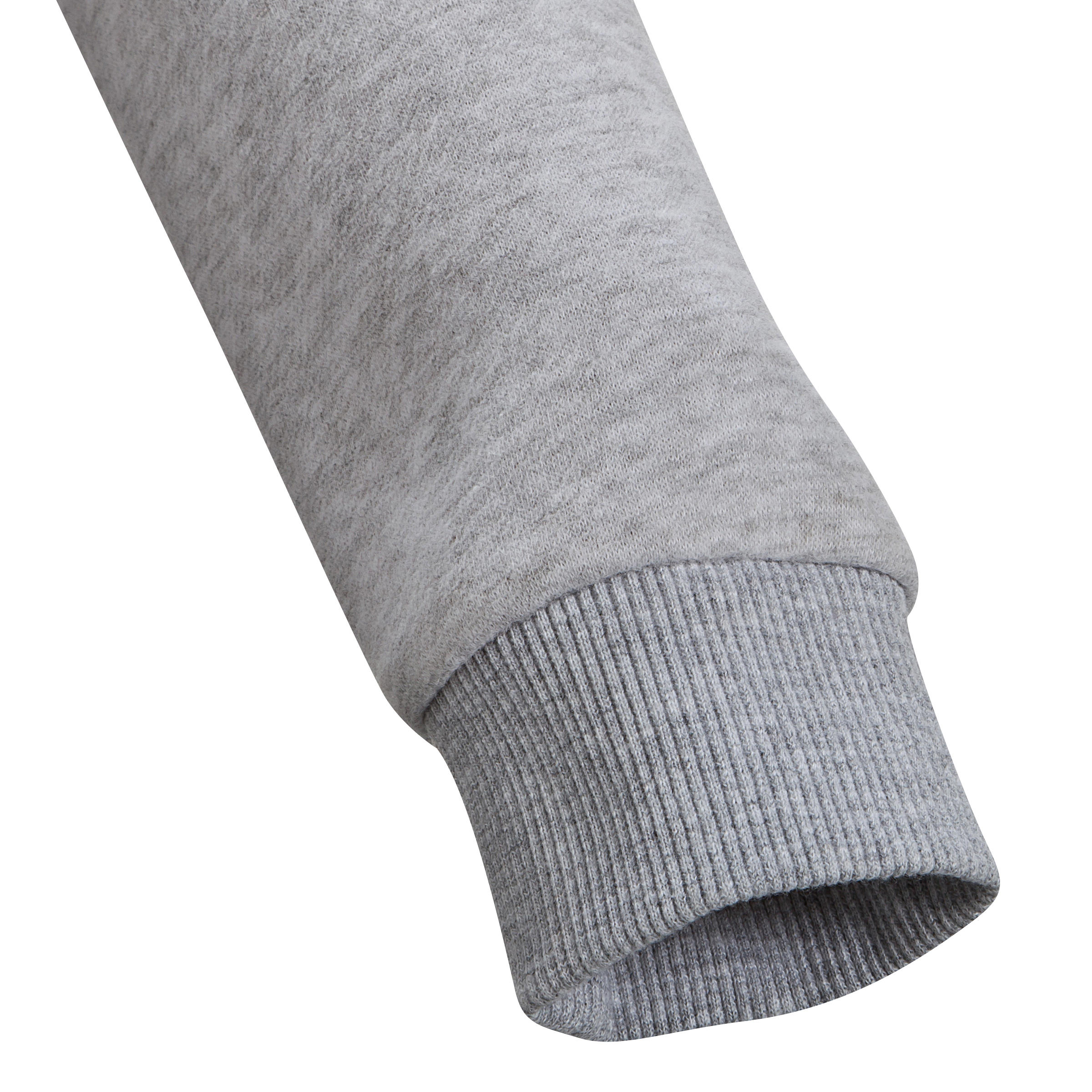 PASSIONATE KIDS' HORSE RIDING SWEATSHIRT - MOTTLED GREY 11/18