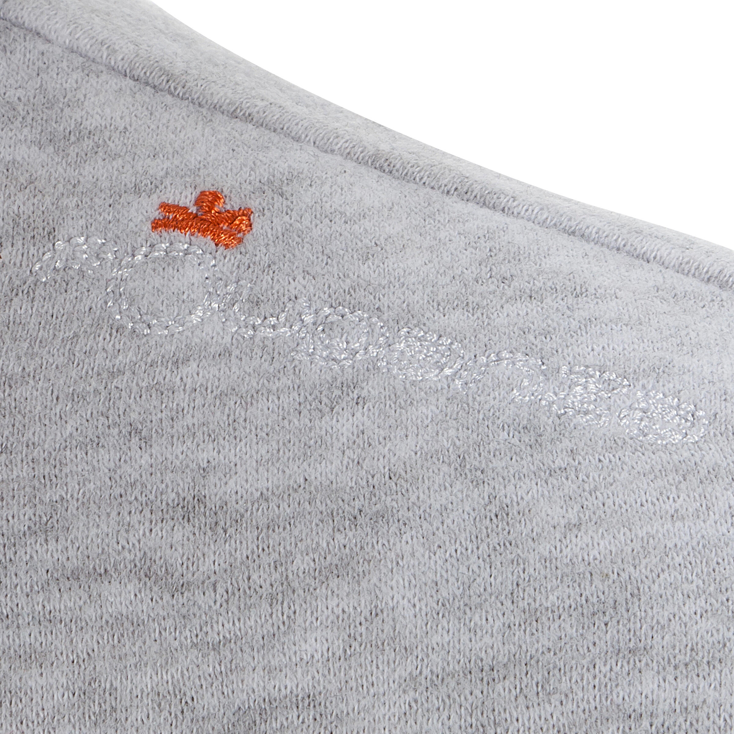 PASSIONATE KIDS' HORSE RIDING SWEATSHIRT - MOTTLED GREY 17/18