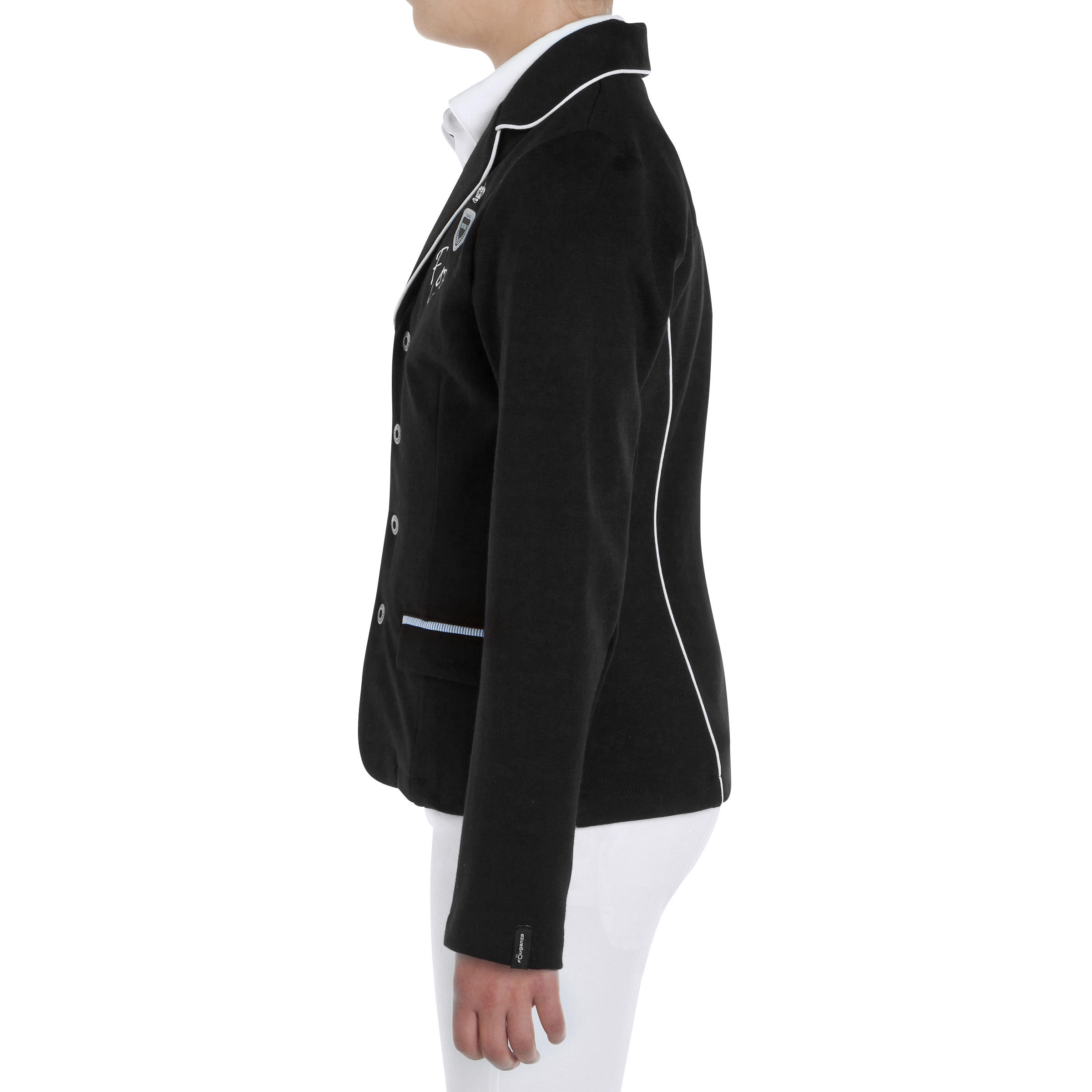 Paddock Children's Horse Riding Show Jacket - Black 4/16