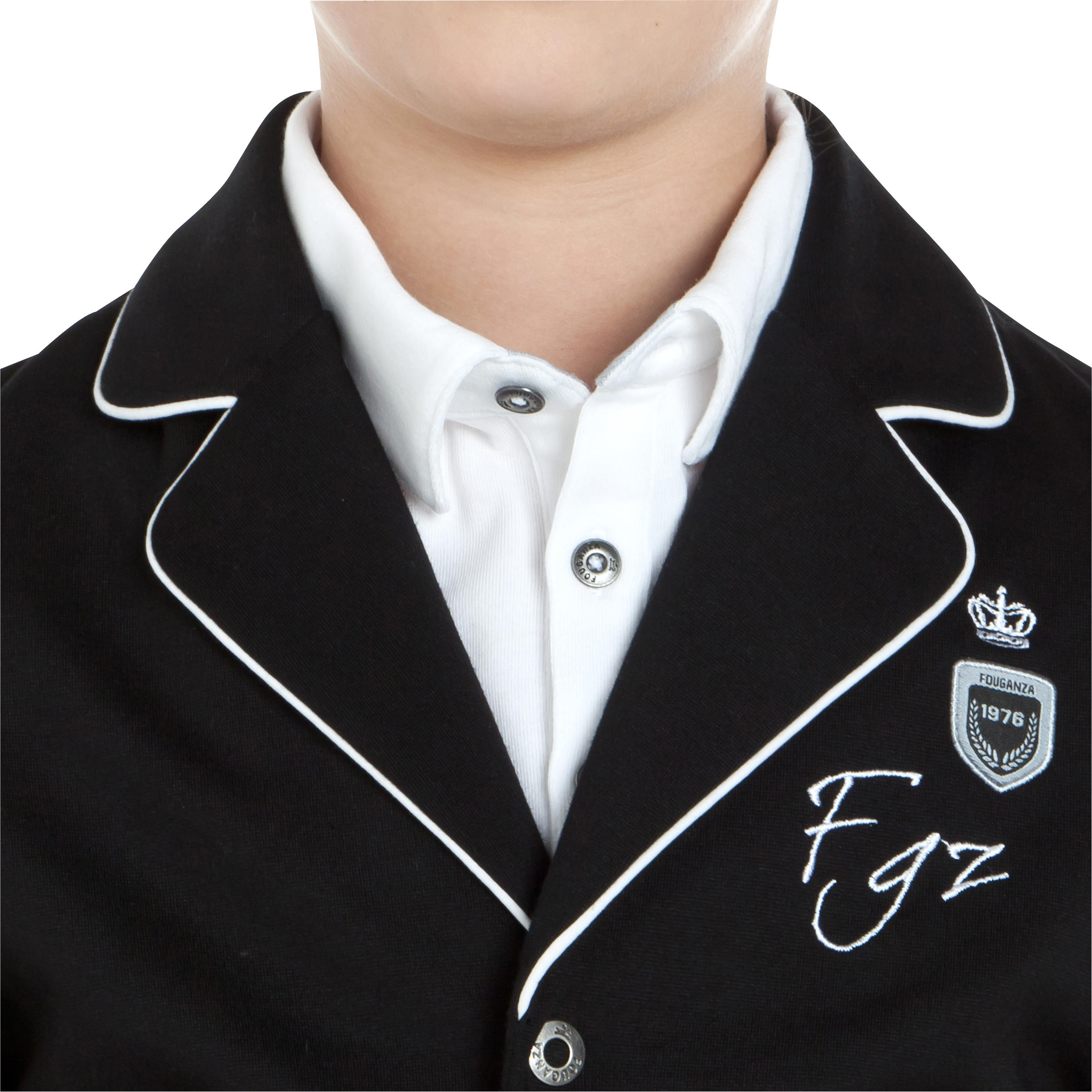 Paddock Children's Horse Riding Show Jacket - Black 6/16