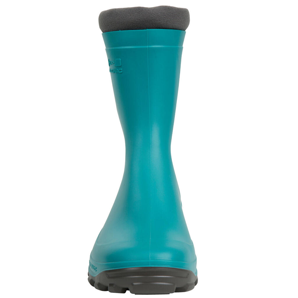 Glenarm Women's Warm Short Wellies - Turquoise Green