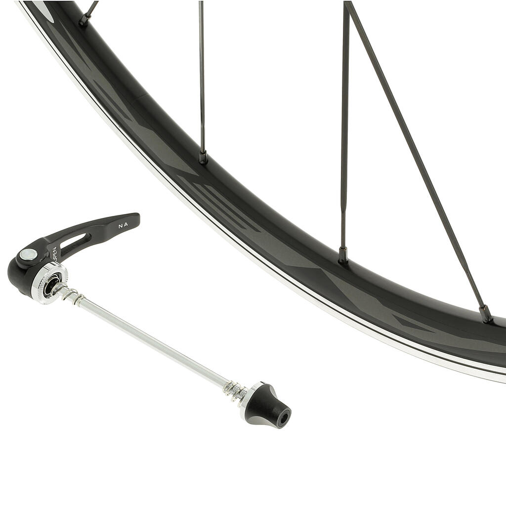 Crni prednji drumski točak AERO 700