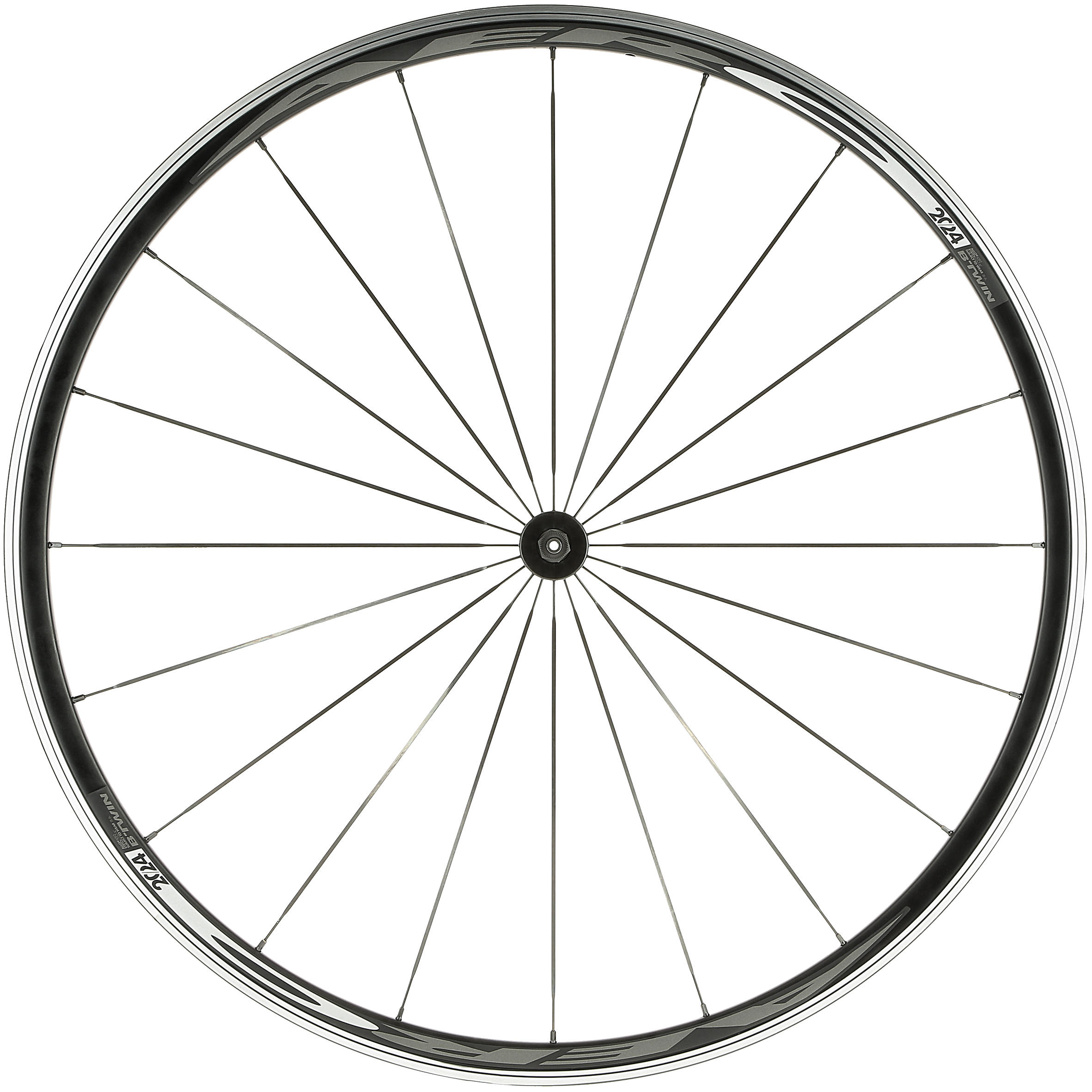 BTWIN 700 Aero Front Road Wheel - Black