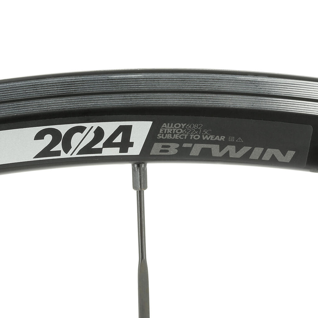 Crni prednji drumski točak AERO 700